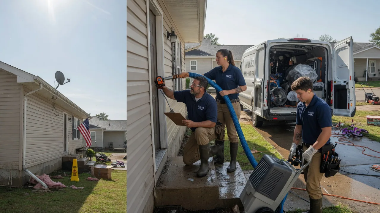 Ceiling Water Damage Restoration in Harveysburg, OH near me